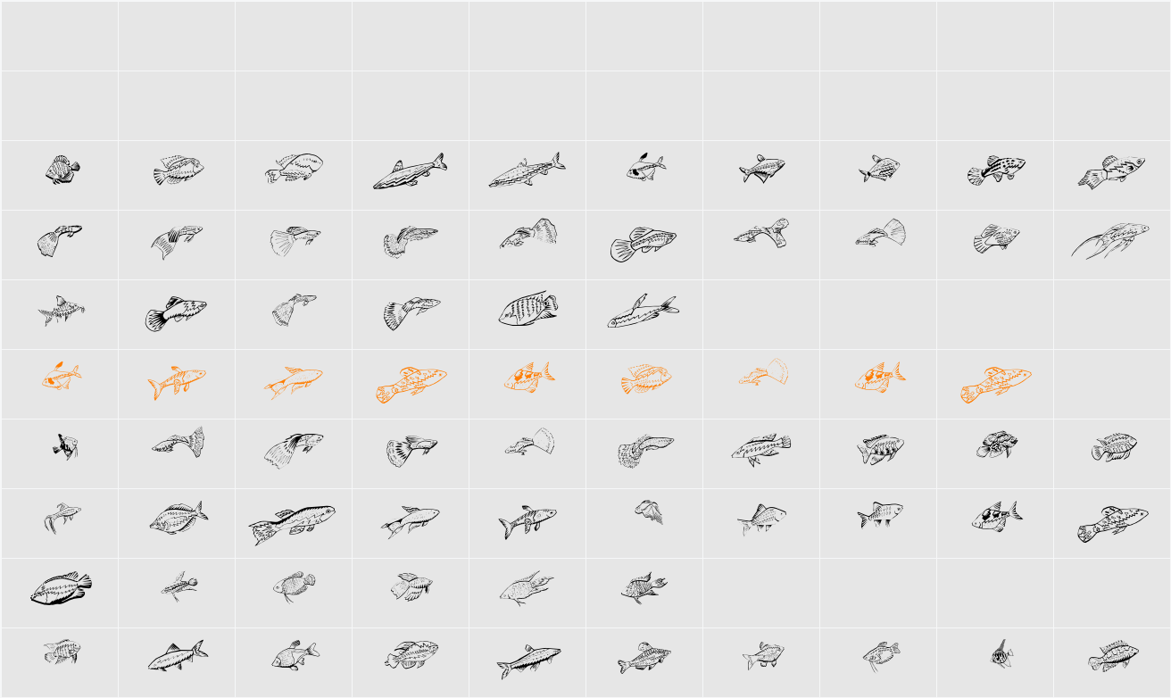 Fishing Character Map