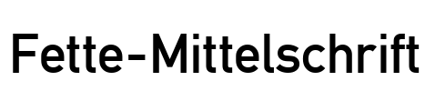 Fette-Mittelschrift Font Image