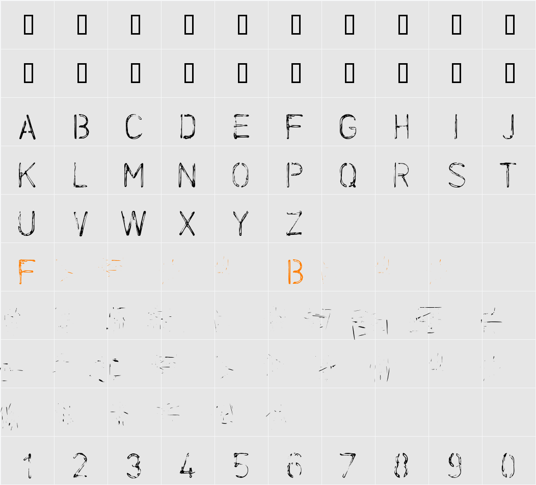 AlliedEngine Character Map