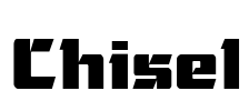 Chisel Font Image