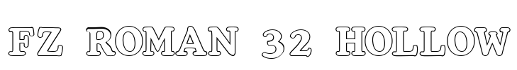 FZ ROMAN 32 HOLLOW