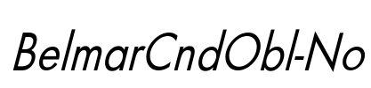 BelmarCndObl-No Font Image