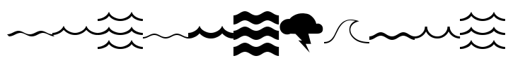 MostlyWaves Font Image