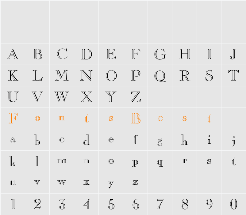 Chopin Character Map
