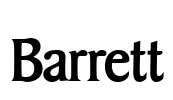 Barrett Font Image