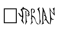 Cyprian Font Image