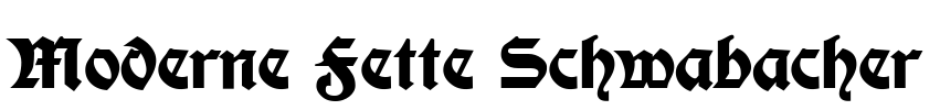 Moderne Fette Schwabacher