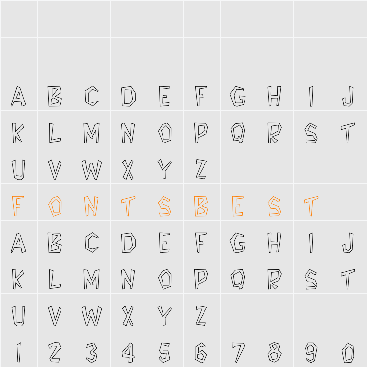 Bedrock-Light Hollow Character Map