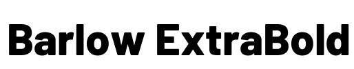 Barlow ExtraBold Font Image