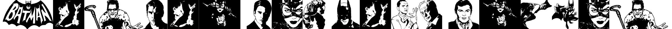 Batman The Dark Knight Font Image