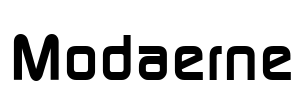 Modaerne Font Image