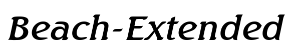 Beach-Extended