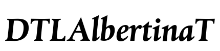 DTLAlbertinaT Font Image