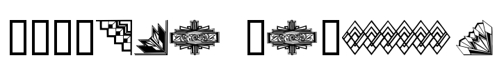 ArtDeco Motif Font Image