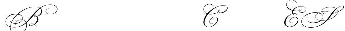 Beautiful Caps ES Font Image
