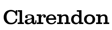 Clarendon Font Image