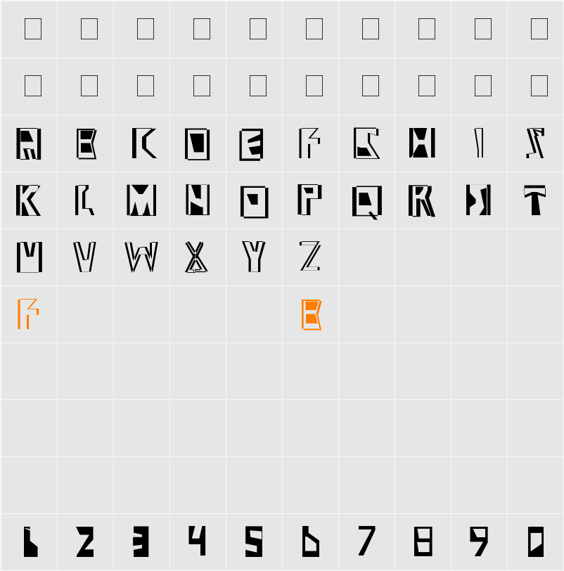 Abstract Abomination Character Map