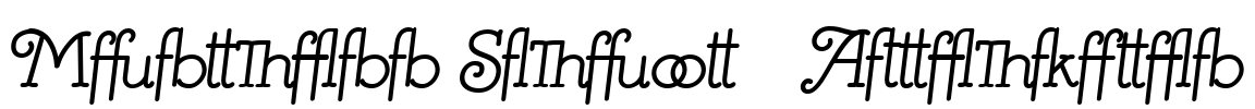 Mistress Script - Alternates Font Image
