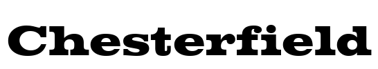 Chesterfield Font Image
