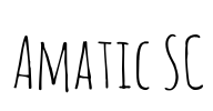 Amatic SC Font Image