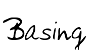 Basing Font Image