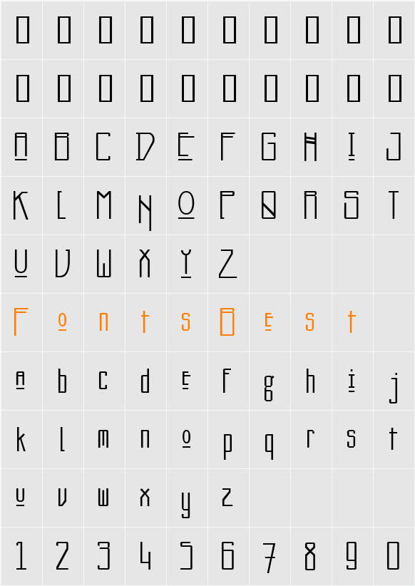 JI-Limpas Character Map