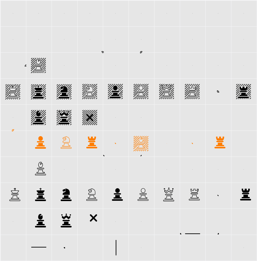 Chess Marroquin Character Map