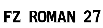 FZ ROMAN 27