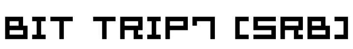 Bit Trip7 (sRB) Font Image