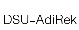 DSU_AdiRek Font Image