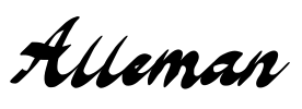Alleman Font Image