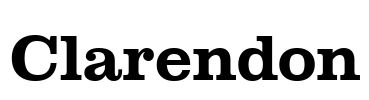 Clarendon Font Image