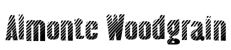 Almonte Woodgrain Font Image
