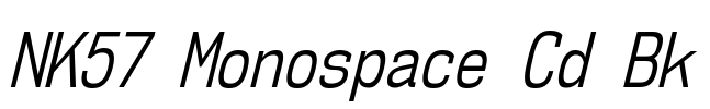 NK57 Monospace Cd Bk
