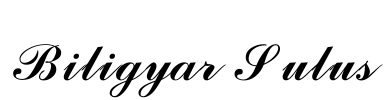 Biligyar Sulus Font Image