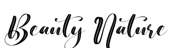 Beauty Nature Font Image