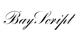 BayScript Font Image