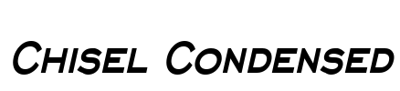 Chisel Condensed Font Image