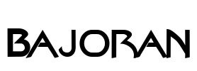Bajoran Font Image