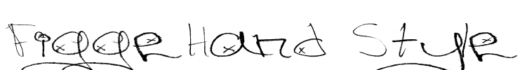 Figge Hand Style Font Image