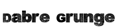 Dabre Grunge Font Image