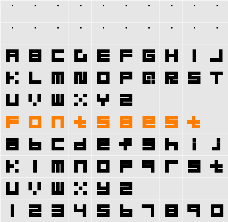 block_merged Character Map