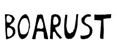 BoArust Font Image