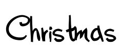 Christmas Font Image