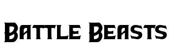 Battle Beasts Font Image