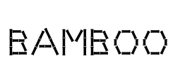 Bamboo Font Image