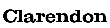Clarendon Font Image