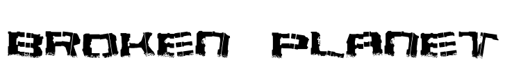 Broken Planet Font Image