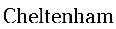 Cheltenham Font Image