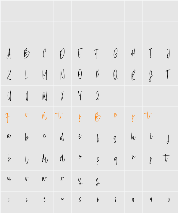 Aerilay Character Map